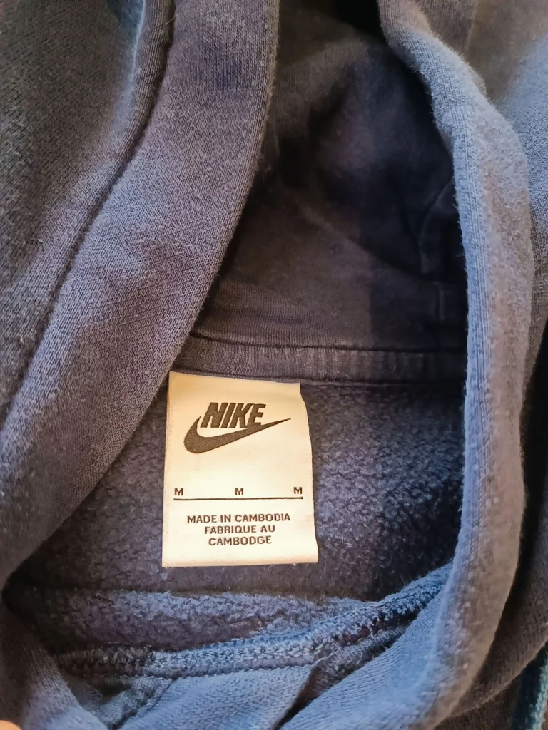 Navy blue Nike pull hoodie in good condition, size M – photo 5
